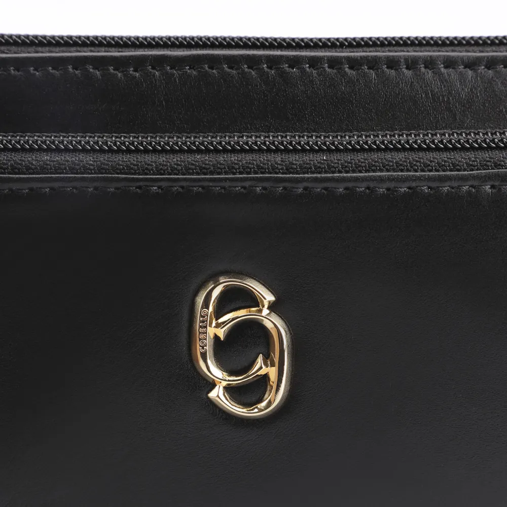 Bolsa De Ombro Couro Preto - imagem 6