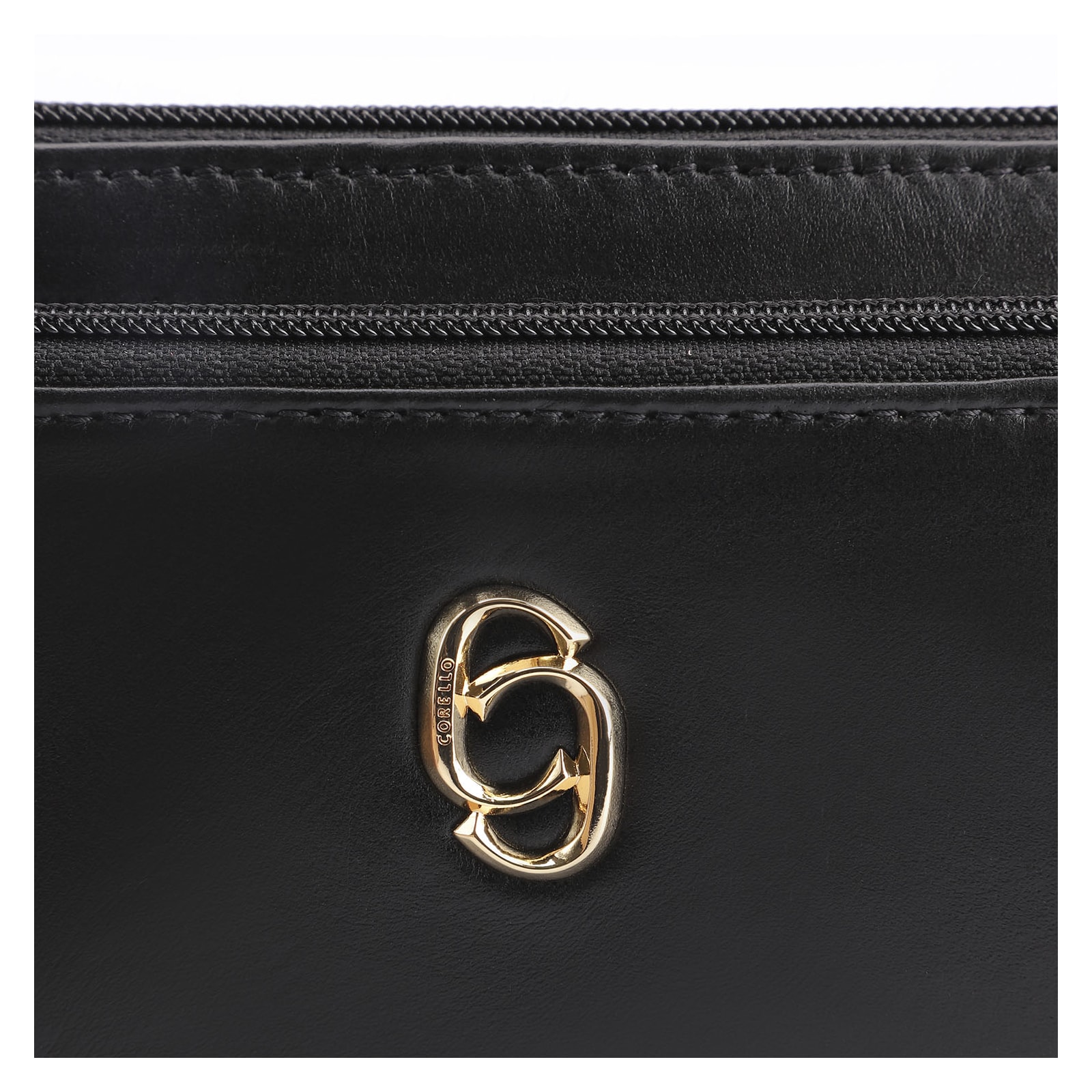 Bolsa De Ombro Couro Preto