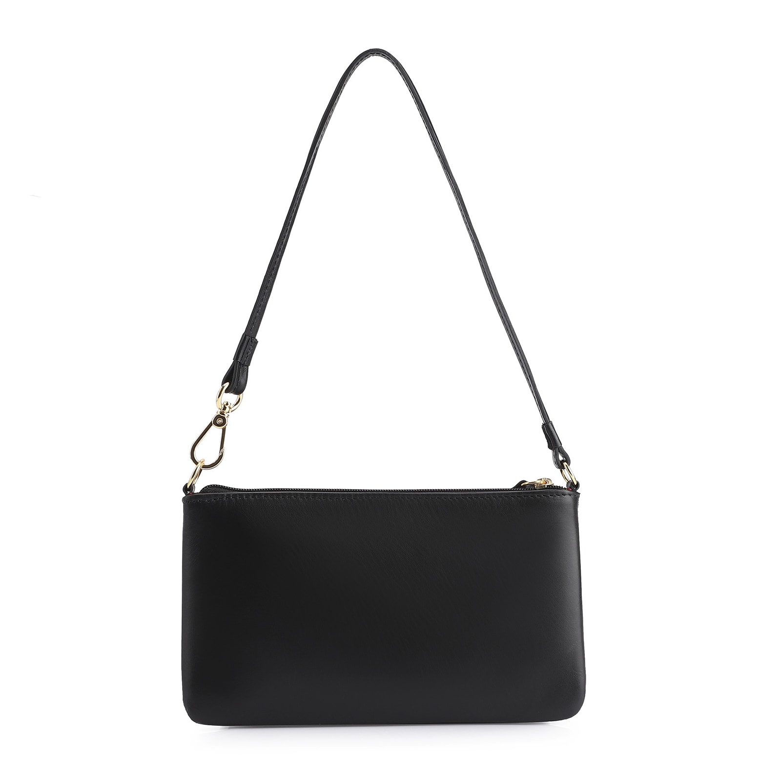 Bolsa De Ombro Couro Preto