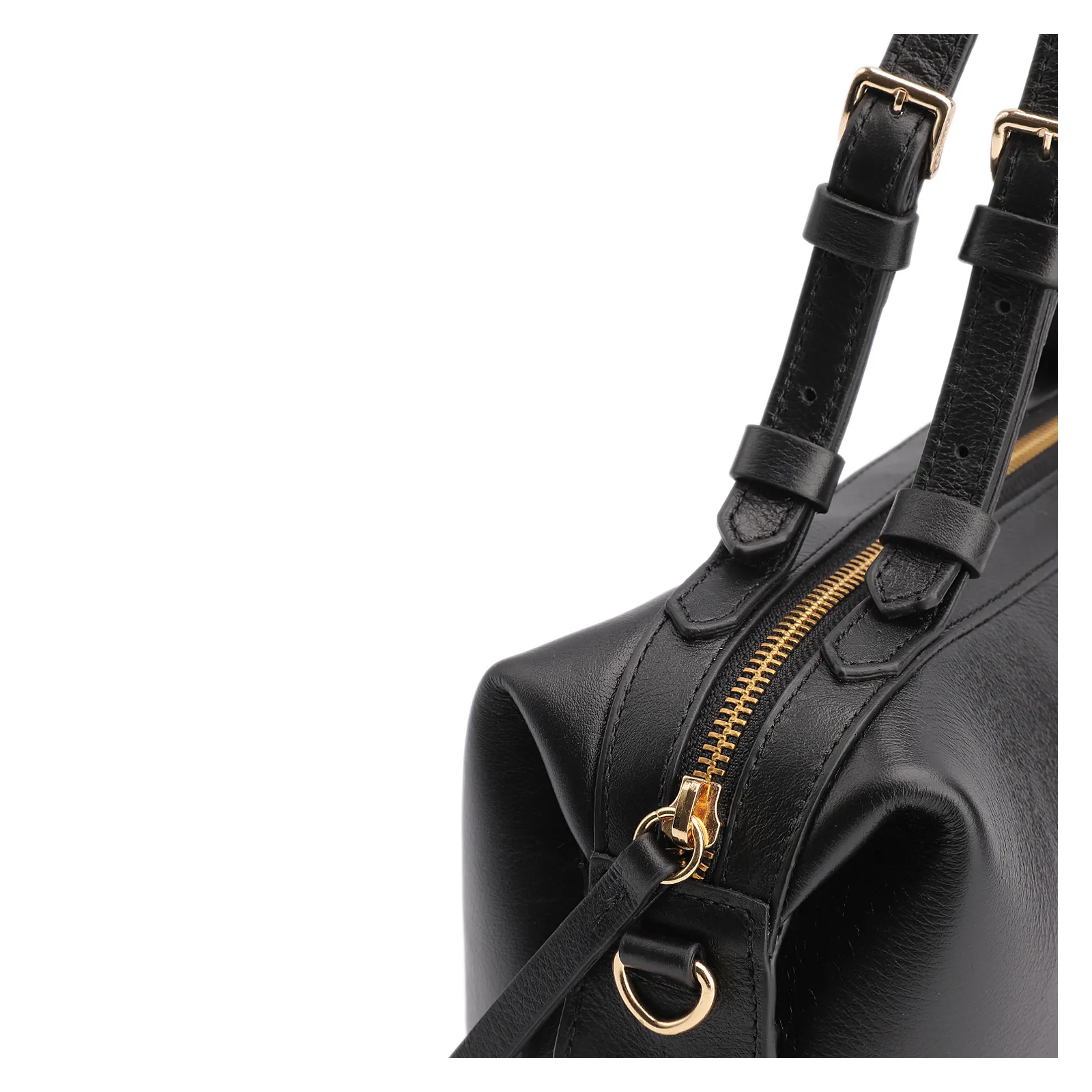 Bolsa De Ombro Couro Preto