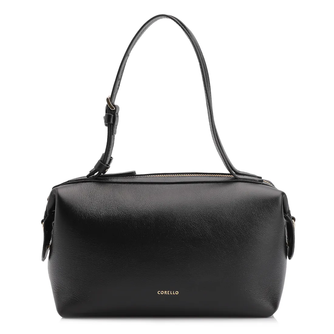 Bolsa De Ombro Couro Preto