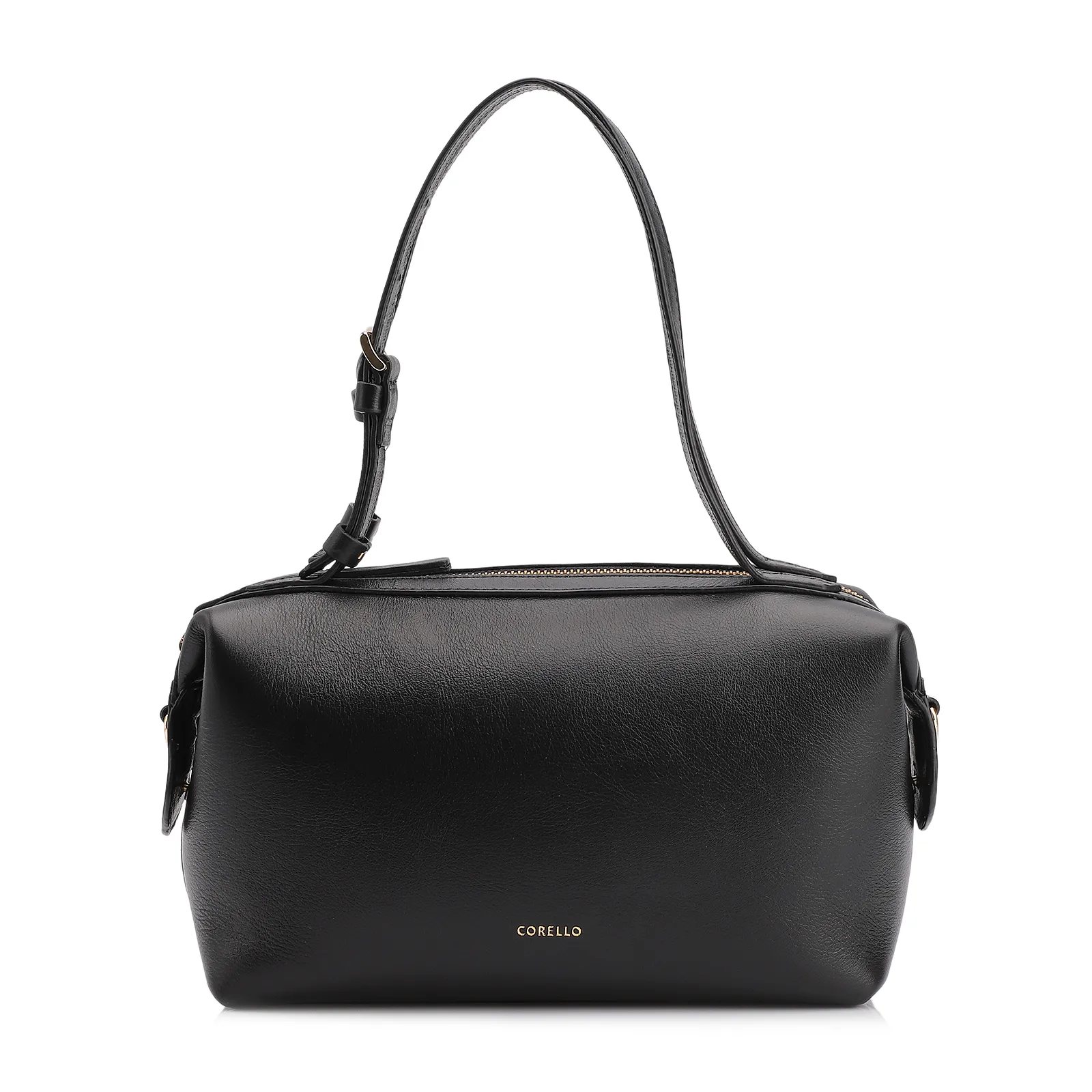 Bolsa De Ombro Couro Preto