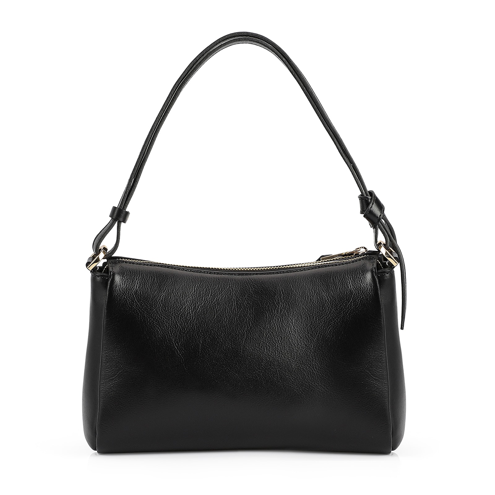 Bolsa De Ombro Couro Preto