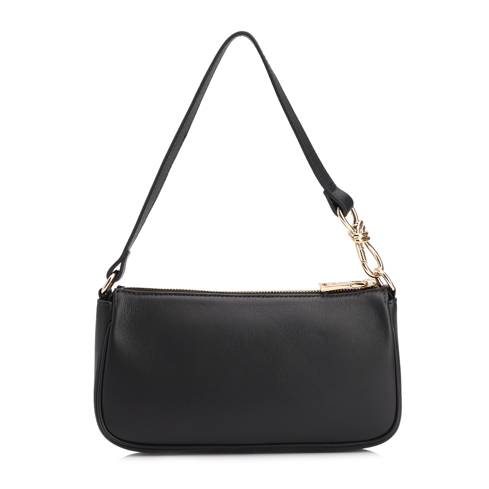 Bolsa De Ombro Couro Preto