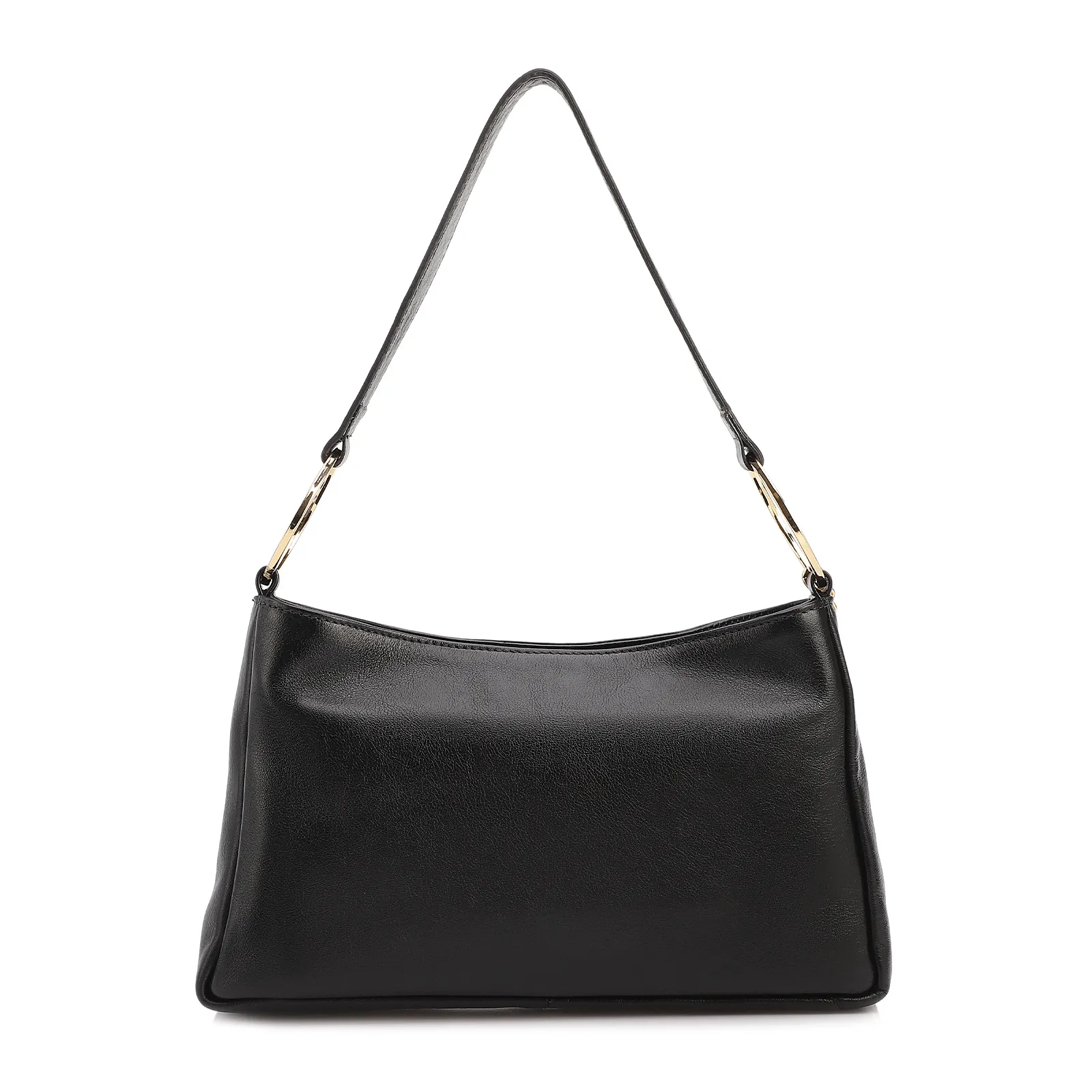 Bolsa De Ombro Couro Preto