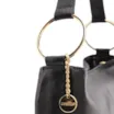 Bolsa De Ombro Couro Preto - imagem 5