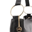 Bolsa De Ombro Couro Preto - imagem 5