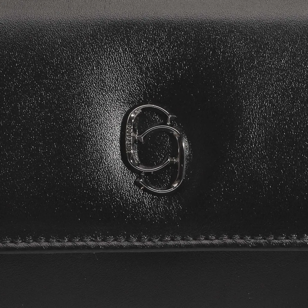 Bolsa De Ombro Couro Preto - imagem 7