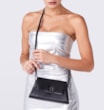 Bolsa De Ombro Couro Preto - imagem 8