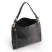 Bolsa De Ombro Couro Preto - imagem 5