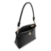 Bolsa De Ombro Couro Preto - imagem 4