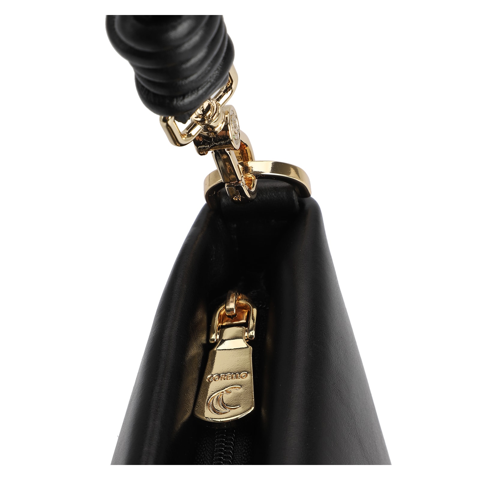 Bolsa De Ombro Couro Preto