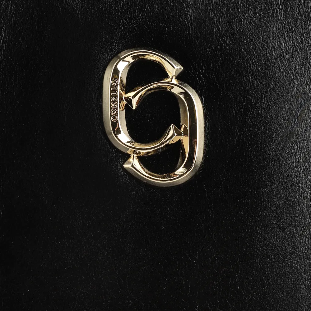 Bolsa De Ombro Couro Preto - imagem 6