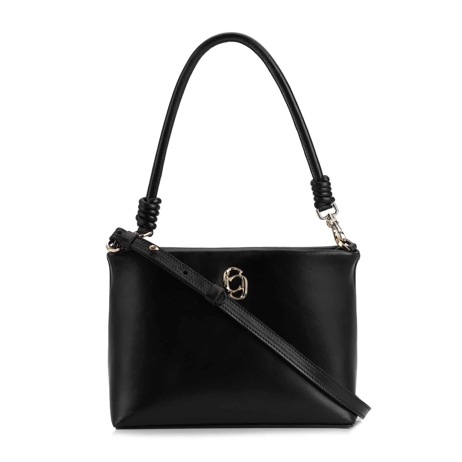 Bolsa De Ombro Couro Preto