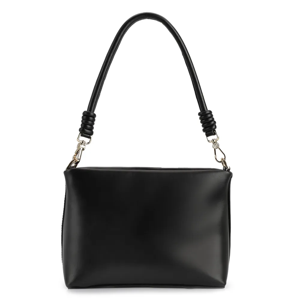 Bolsa De Ombro Couro Preto - imagem 3