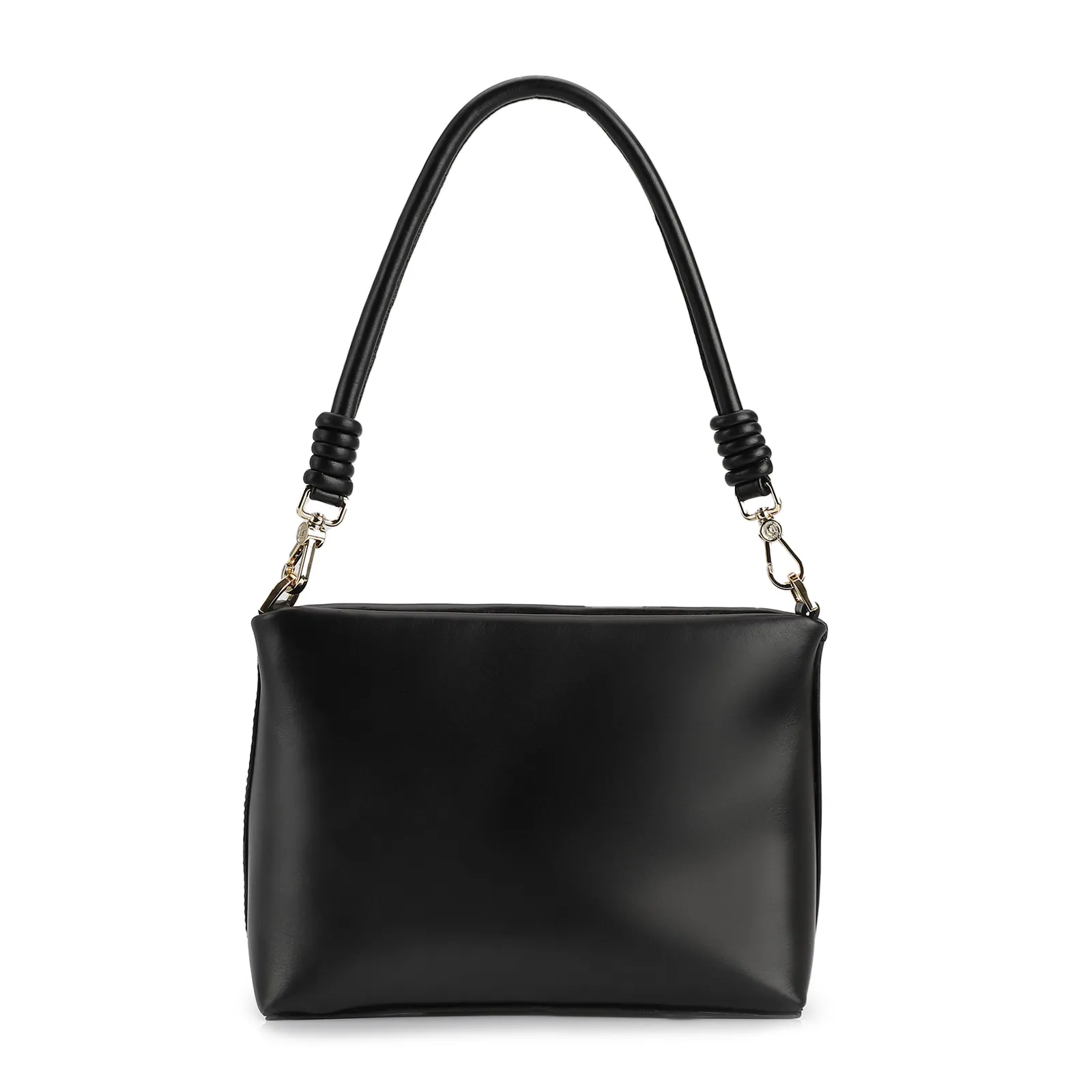 Bolsa De Ombro Couro Preto
