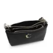 Bolsa De Ombro Couro Preto - imagem 5