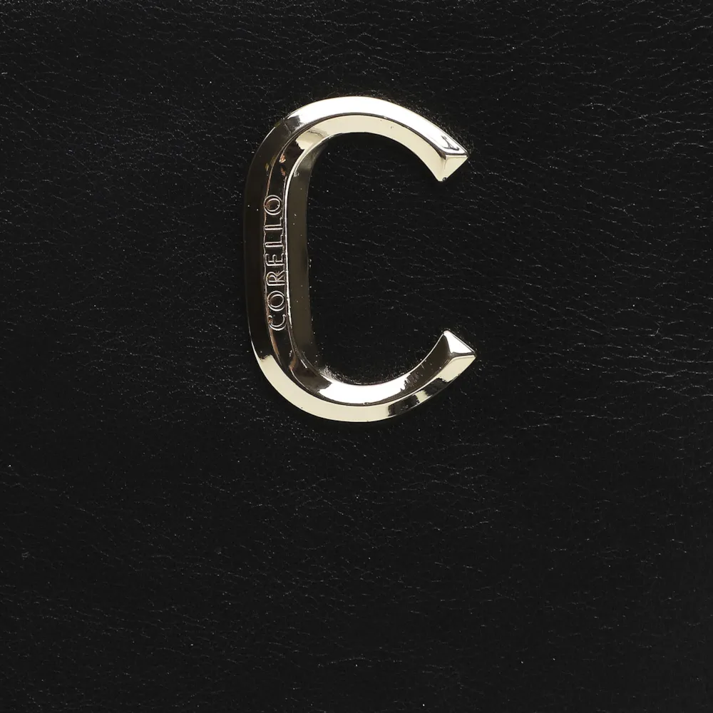 Bolsa De Ombro Couro Preto - imagem 6