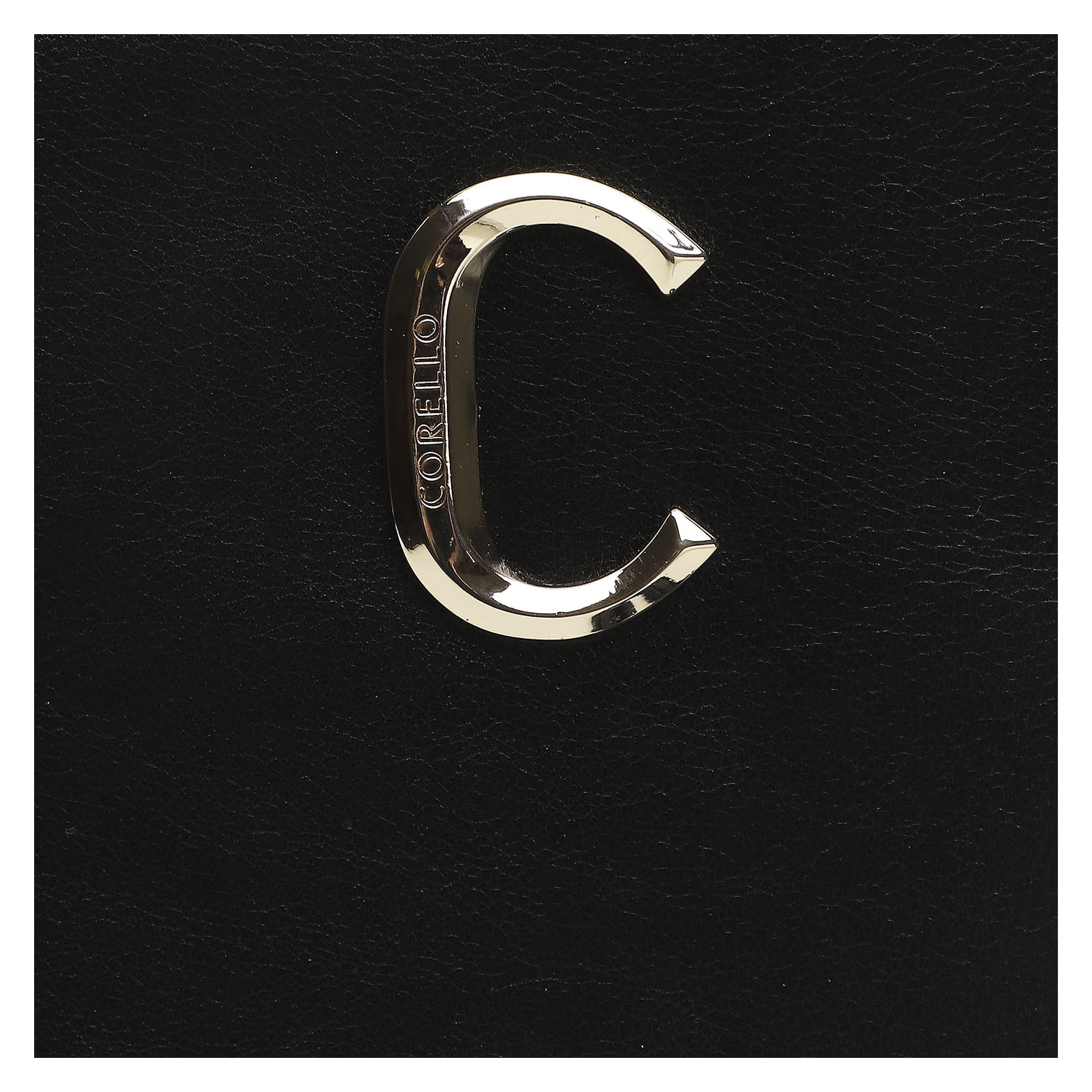Bolsa De Ombro Couro Preto