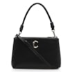 Bolsa De Ombro Couro Preto - imagem 1