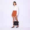 Bolsa De Ombro Couro Preto - imagem 9