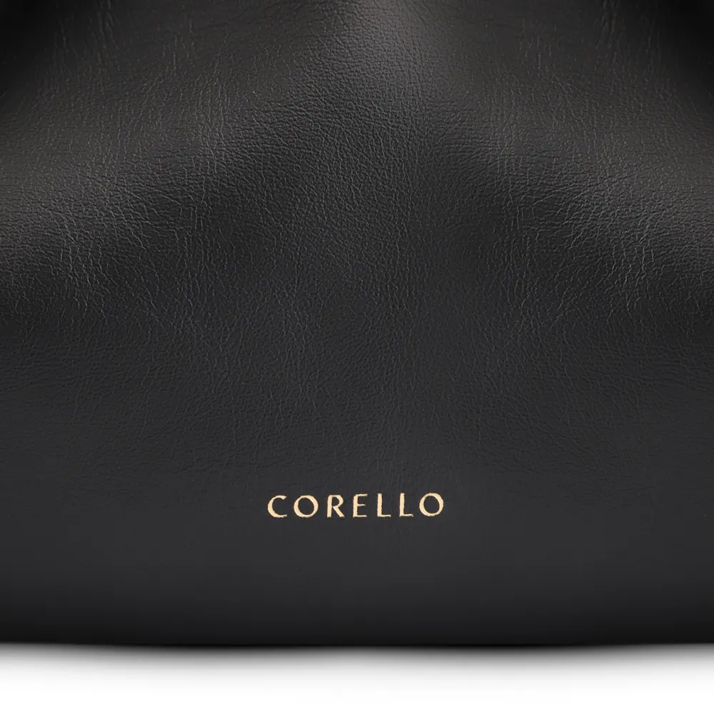 Bolsa De Ombro Couro Preto - imagem 6