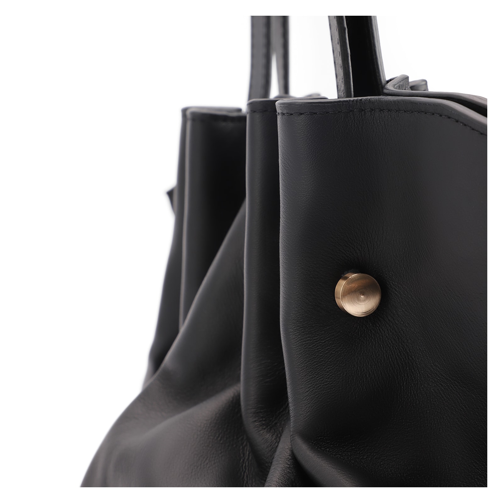 Bolsa De Ombro Couro Preto