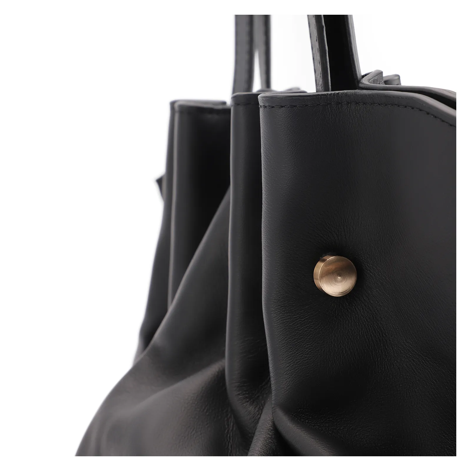Bolsa De Ombro Couro Preto