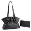 Bolsa De Ombro Couro Preto - imagem 8