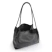 Bolsa De Ombro Couro Preto - imagem 4