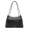 Bolsa De Ombro Couro Preto - imagem 1