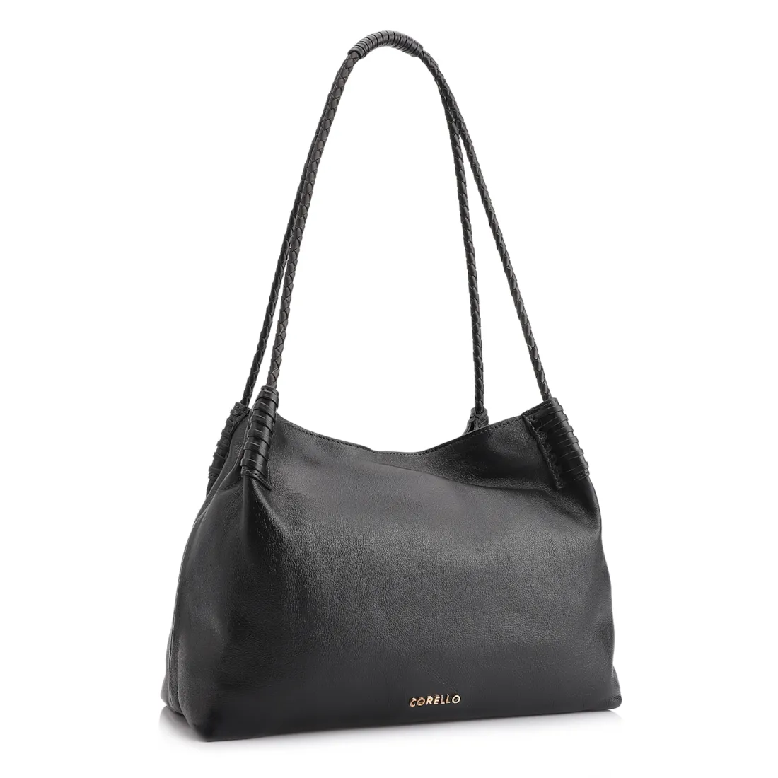 Bolsa De Ombro Couro Preto - foto 2
