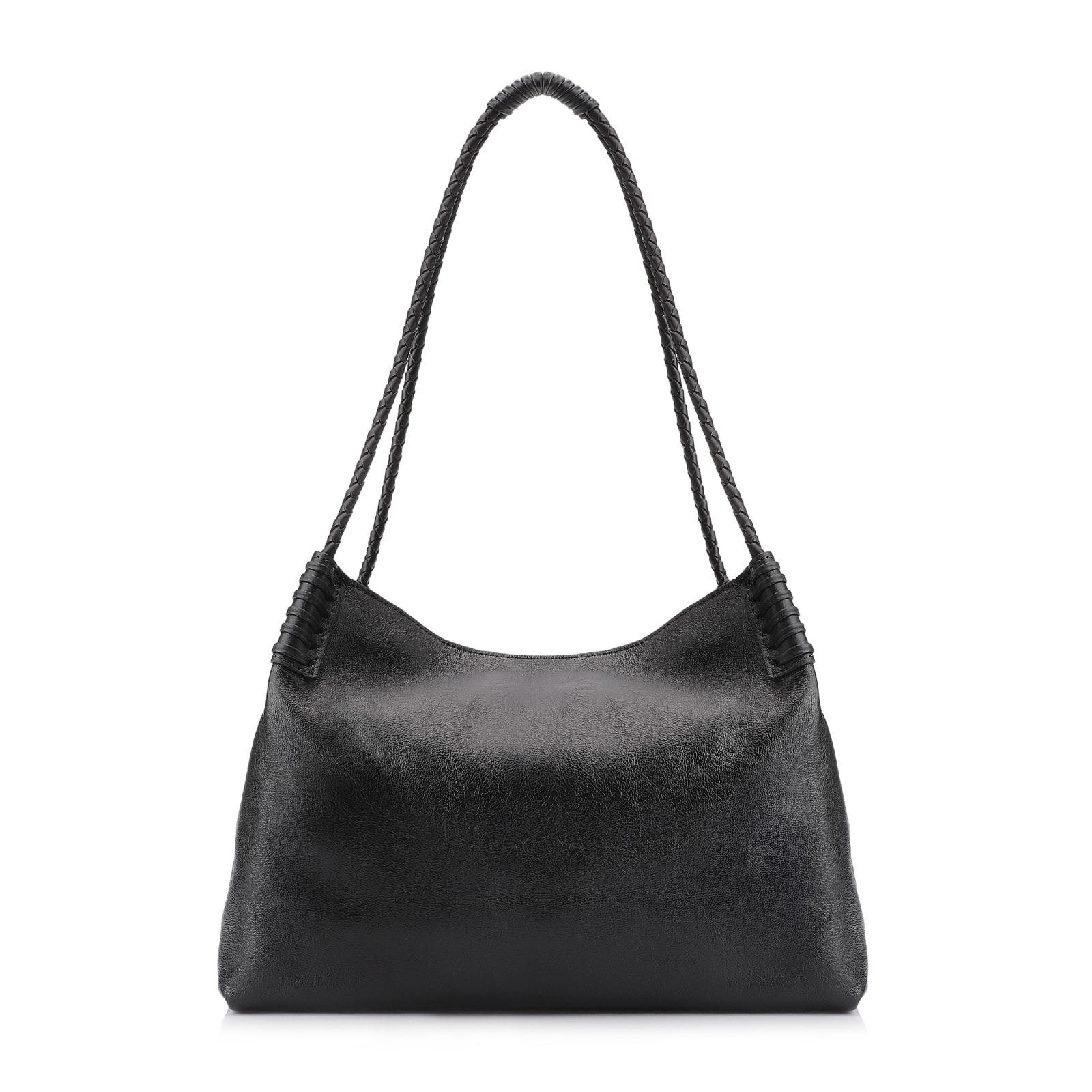 Bolsa De Ombro Couro Preto