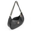 Bolsa De Ombro Couro Preto - imagem 4