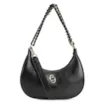 Bolsa De Ombro Couro Preto - imagem 1