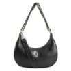 Bolsa De Ombro Couro Preto - imagem 1