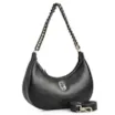 Bolsa De Ombro Couro Preto - imagem 2