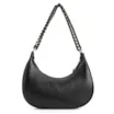 Bolsa De Ombro Couro Preto - imagem 3