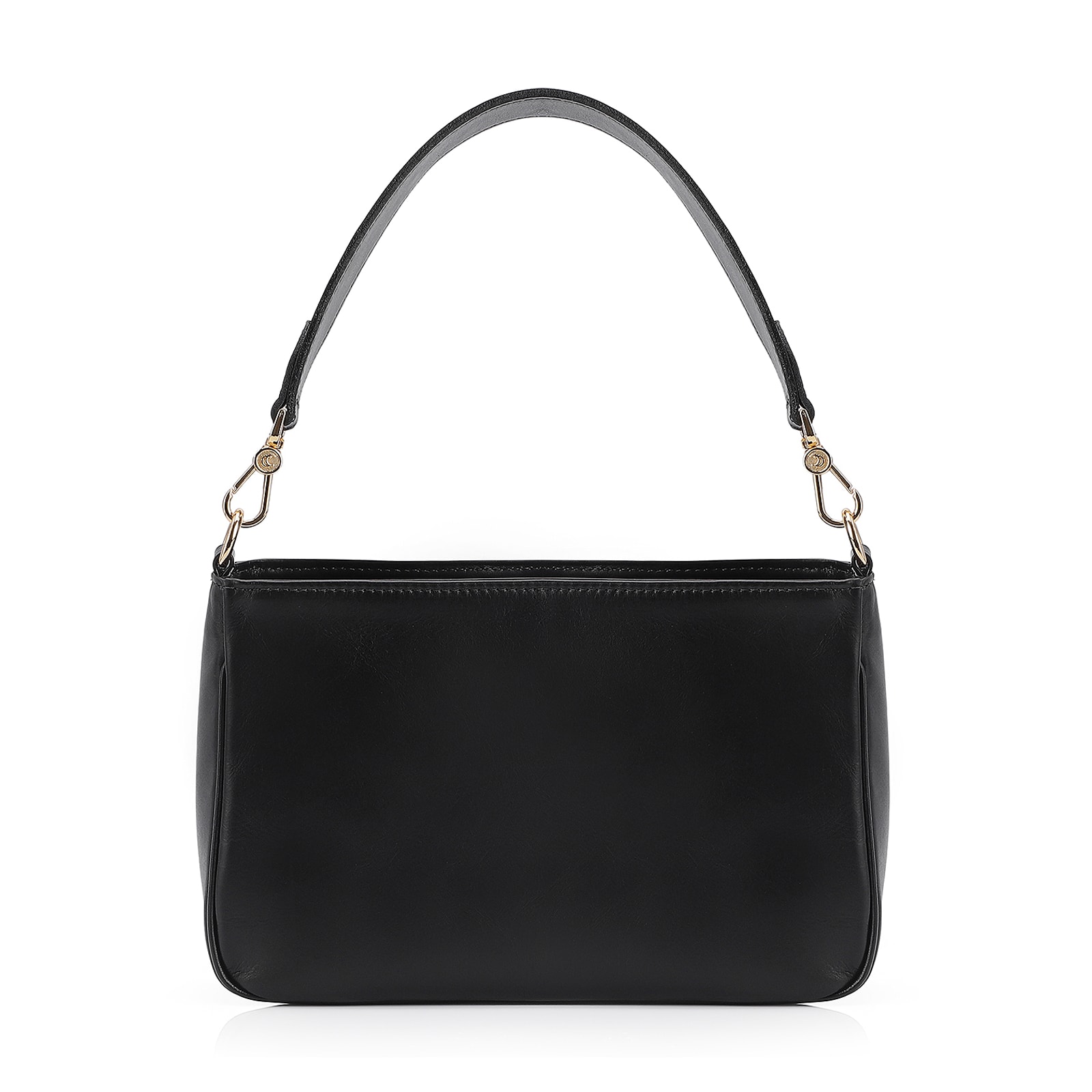 Bolsa De Ombro Couro Preto