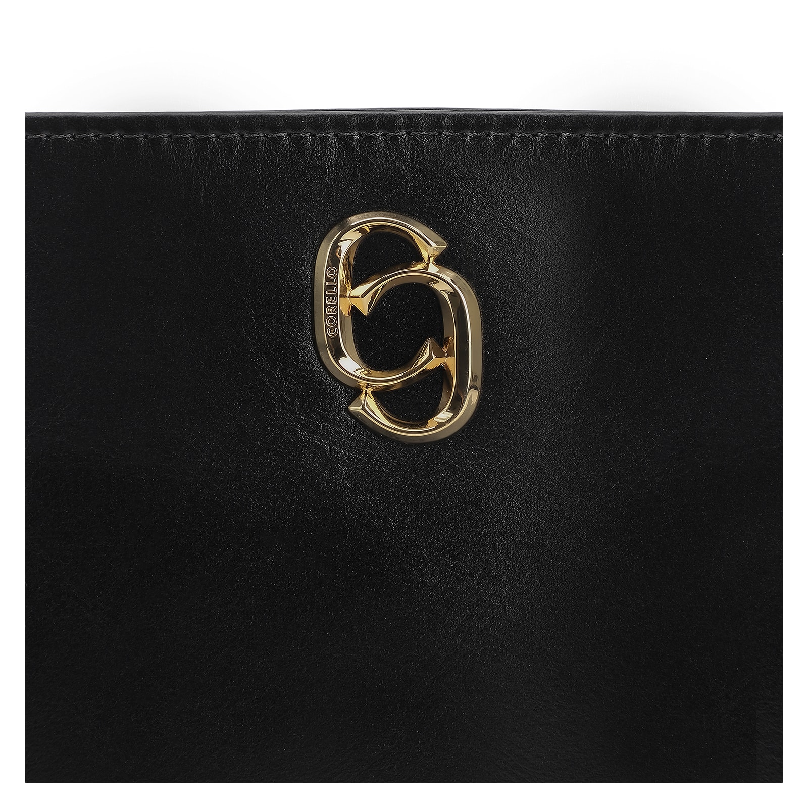 Bolsa De Ombro Couro Preto