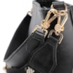 Bolsa De Ombro Couro Preto - imagem 7