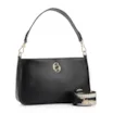 Bolsa De Ombro Couro Preto - imagem 2