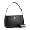 Bolsa De Ombro Couro Preto - imagem 2
