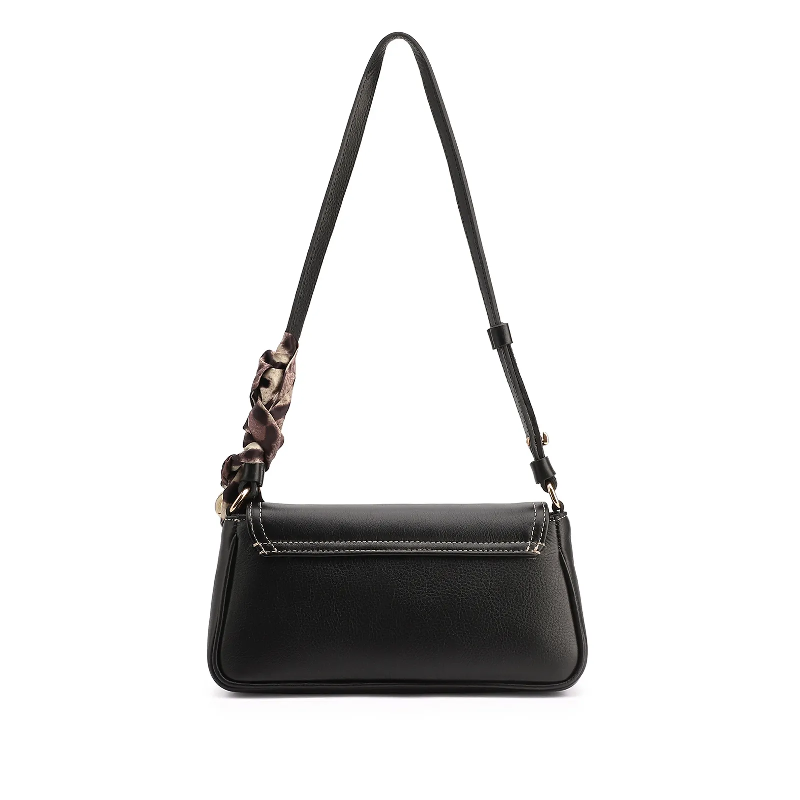 Bolsa De Ombro Couro Preto