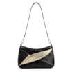 Bolsa De Ombro Couro Preto/Dourado - imagem 1