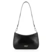 Bolsa De Ombro Couro Preto/Dourado - imagem 4