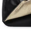 Bolsa De Ombro Couro Preto/Dourado - imagem 6