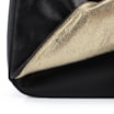 Bolsa De Ombro Couro Preto/Dourado - imagem 6