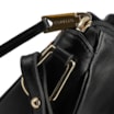Bolsa De Ombro Couro Preto/Estampa Onça - imagem 5