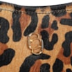 Bolsa De Ombro Couro Preto/Estampa Onça - imagem 6
